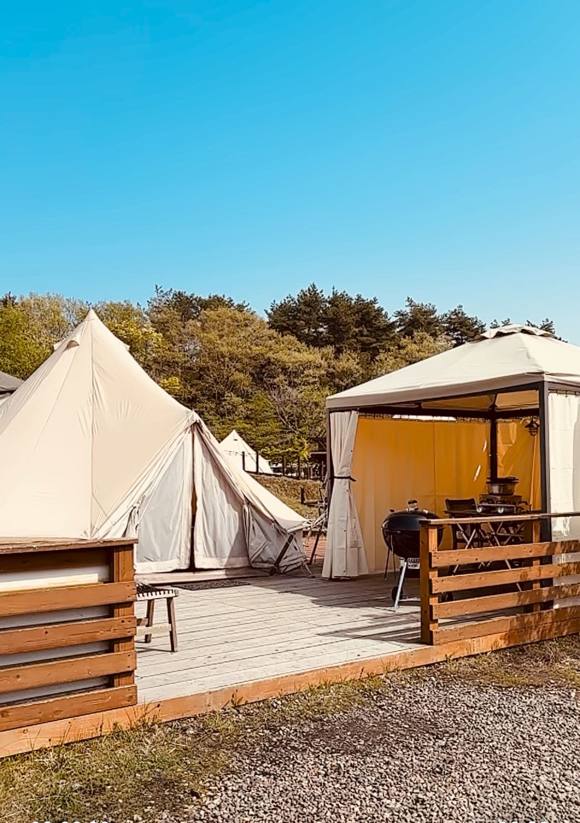 ピッケル スイス山岳部隊 ヴィンテージ キャンプ グランピング トレッキング KEIKOKU GLAMPING TENT（渓谷グランピングテント）｜東京都内の
